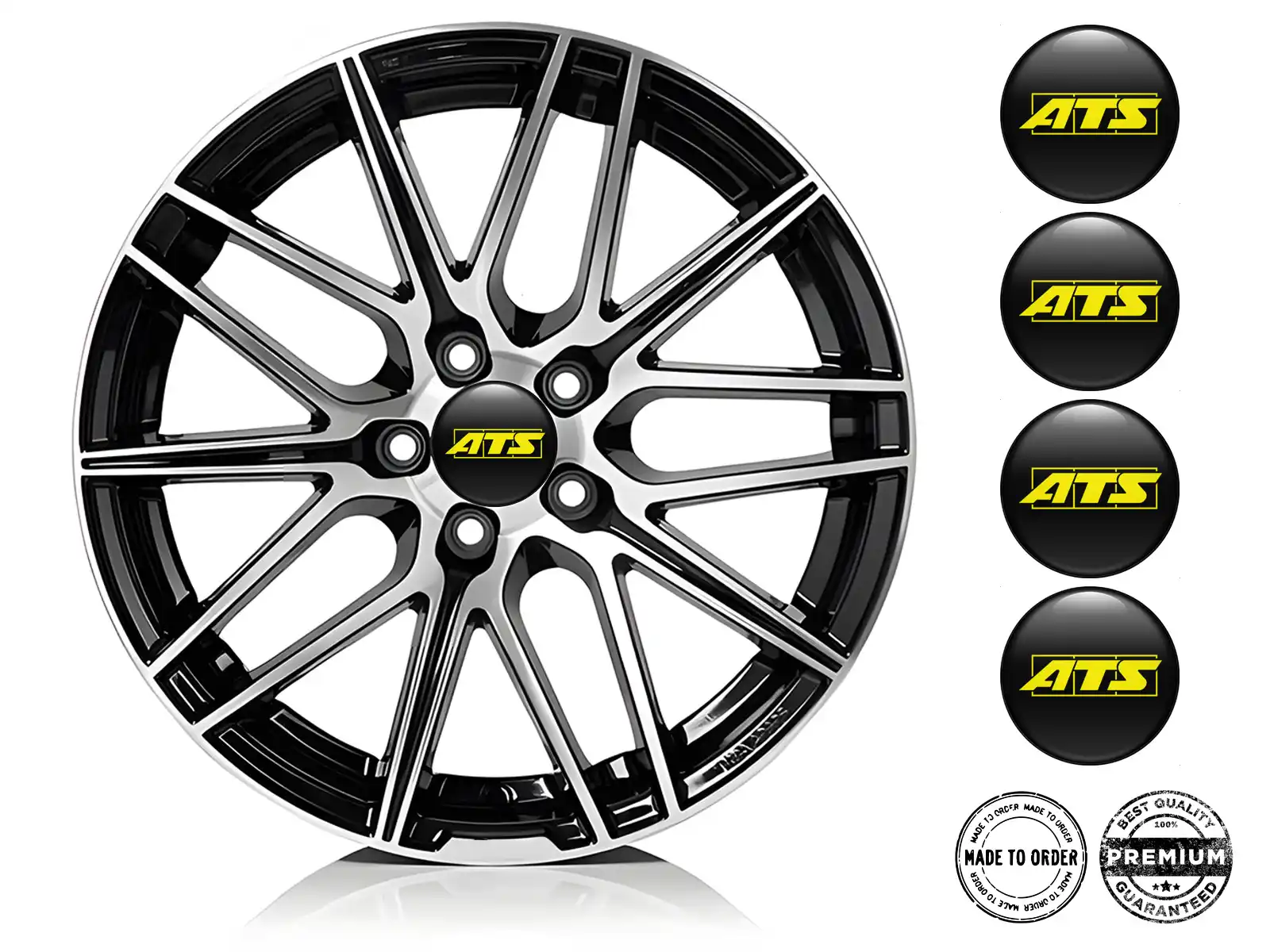 ATS Design Décalque Roue Couvre-Dôme Personnalisé